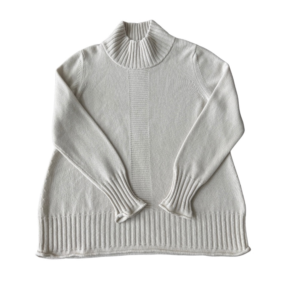 Lorena Antoniazzi Luxury Wool Sweater Size 42 Made in Italy | Elegant Knit